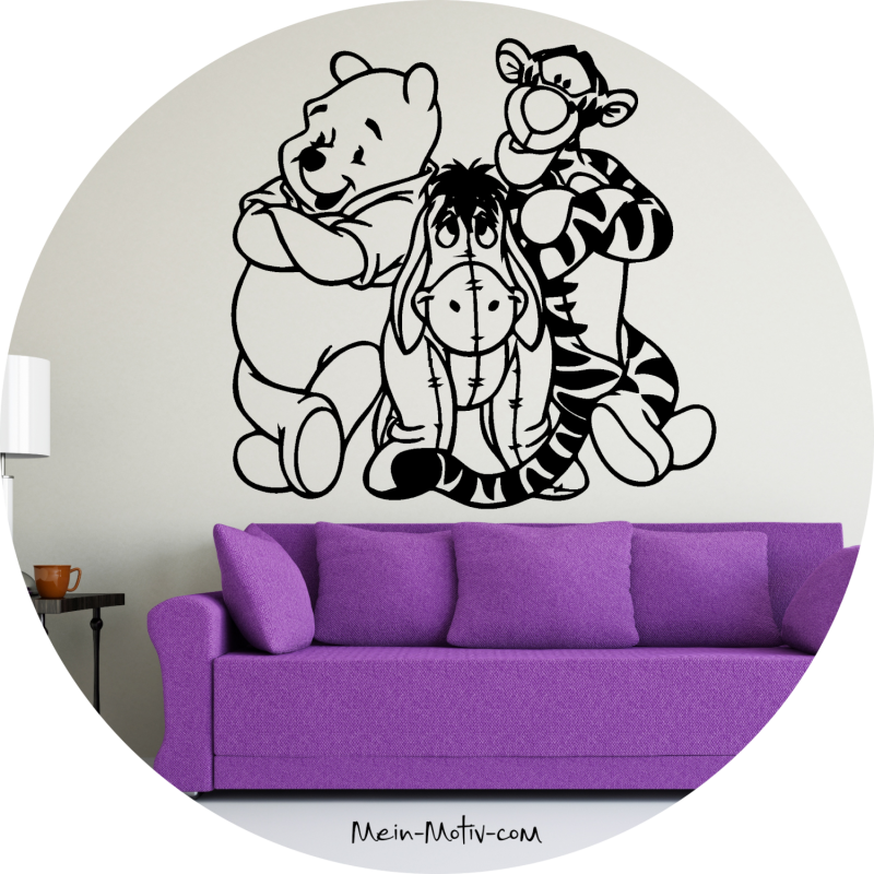 Preview: Wandtattoo 37168 Winnie Puu mit Freunden